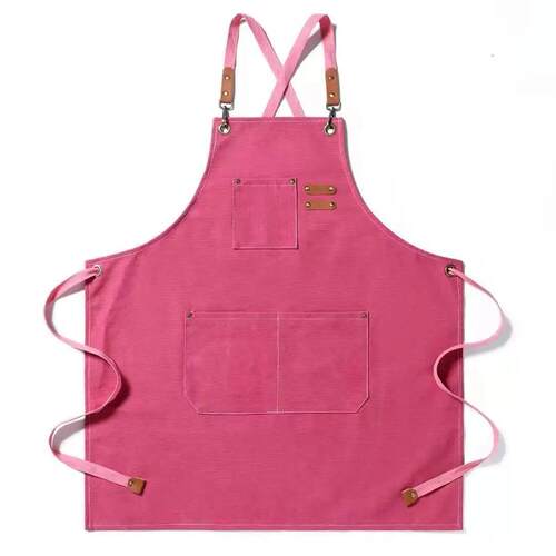 Cotton Waterproof Oil Canvas Apron Coffee Milk Tea Shop Wais