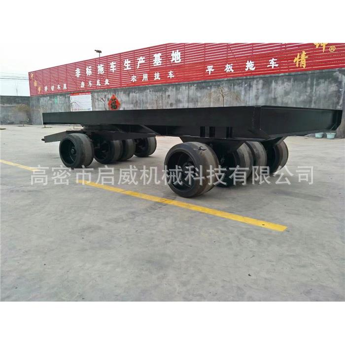 货源供应0吨骨架拖车框架结构平板拖车厂家供应
