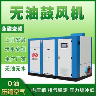 螺杆鼓风机22 kw无油无水螺杆空压机污水处理专用螺杆机