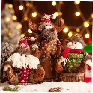 bag candy Gift Christmas apple Santa Eve Elk