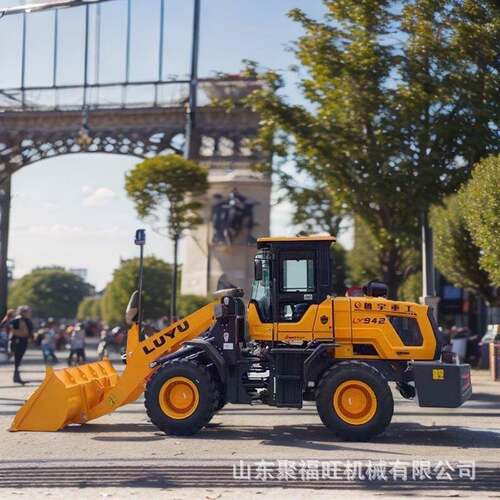 946工程四驱多功能装载机加长臂树木抓木机建筑工地上料装载机