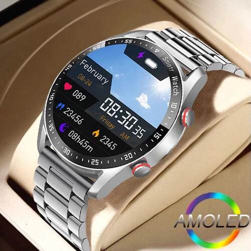 ECG+PPG Bluetooth Call Smart Watch Men Laser Health Blood Pr