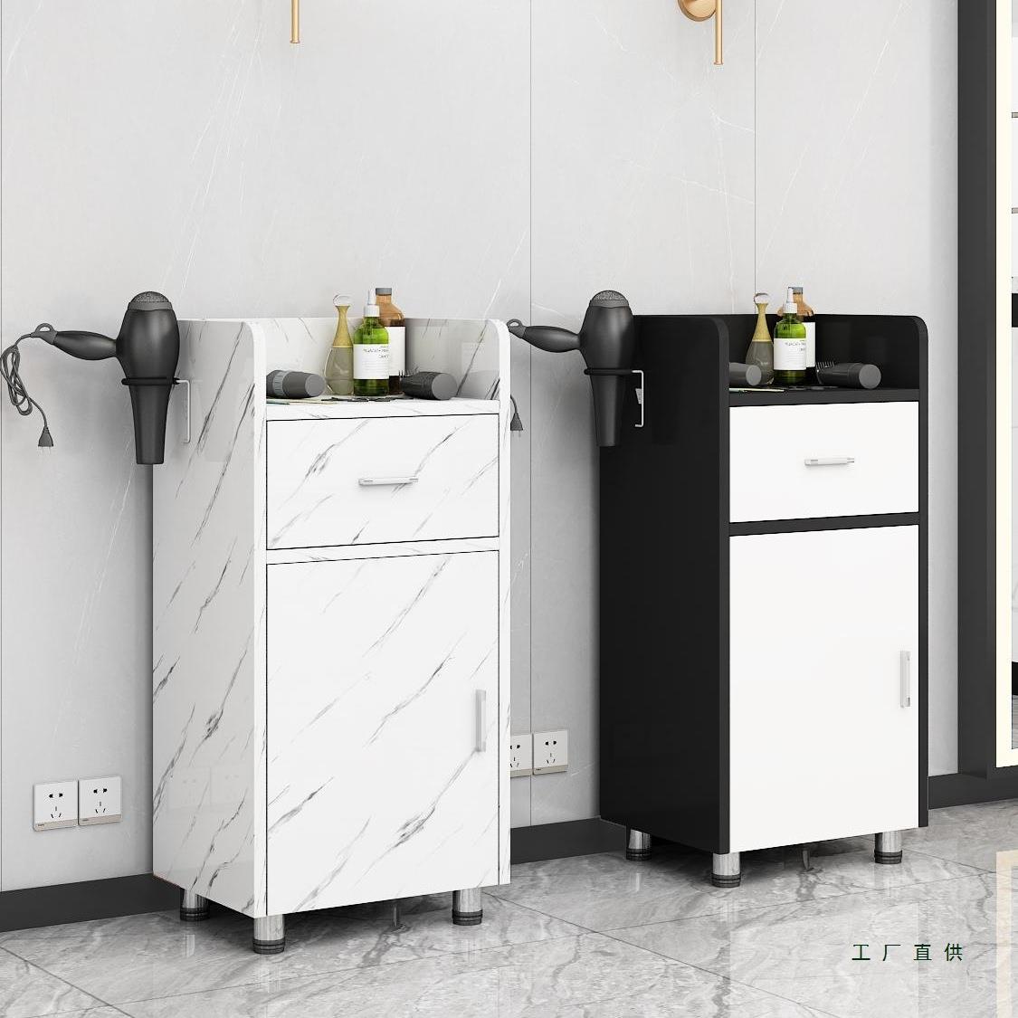 美发店工具柜发廊专用理发店柜子工具台木质烫染剪发柜子储物柜