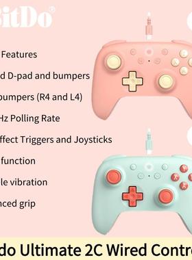 8Bitdo Ultimate 2C Dual Hall Wired Controller for Windows PC