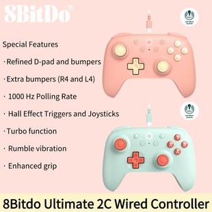 8Bitdo Ultimate 2C Dual Hall Wired Controller for Windows PC