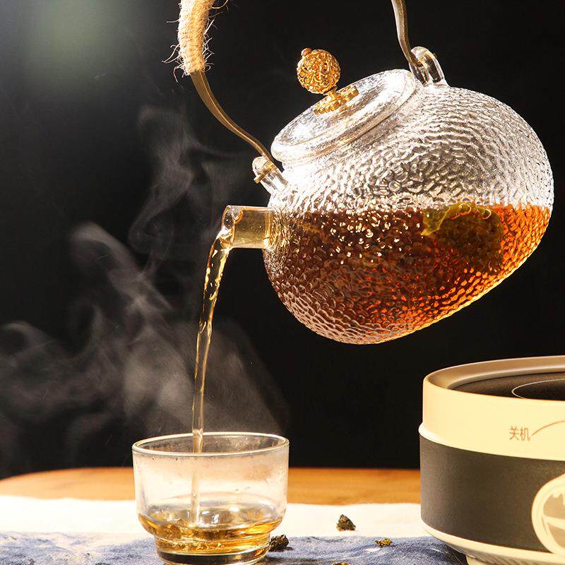 电炉用小黑茶煮茶器迷你煮833茶炉型光波炉家蒸汽玻璃茶陶壶静音