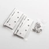 304不锈钢4.5寸平开合页加宽页片闭门缓冲滚珠轴承静音顺畅合页