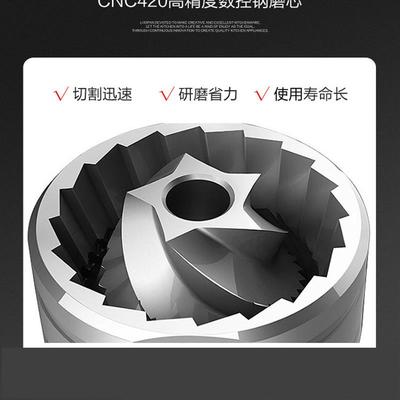 厨房胡椒研磨器碳钢芯不锈钢家用手动研磨瓶花椒粉现磨黑胡椒