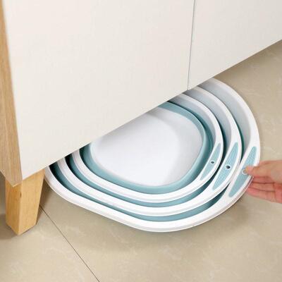 Square folding washbasin plastic dormitory laundry basin