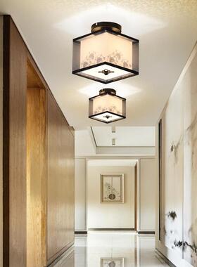 新中式关灯阳台灯门厅吊顶灯过道走廊59340吸玄顶灯LE灯小吊入D户