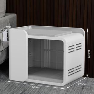 高档双层用猫窝封上下猫层四季 保暖猫 通猫屋多家庭半闭床头柜冬季
