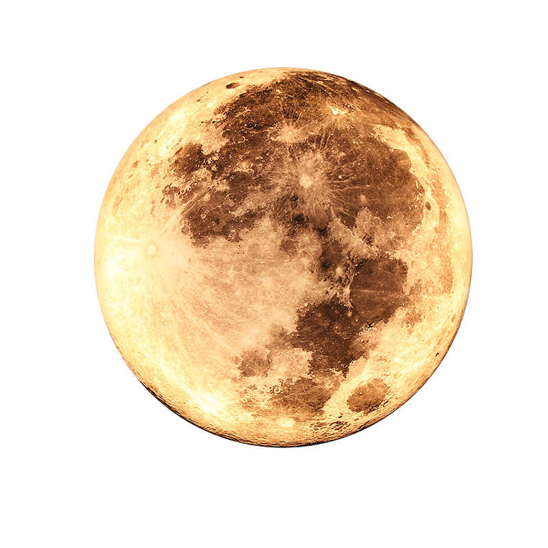 玄关卧室现代吸顶灯简约过道入户灯灯具led走廊月亮床头创意壁灯