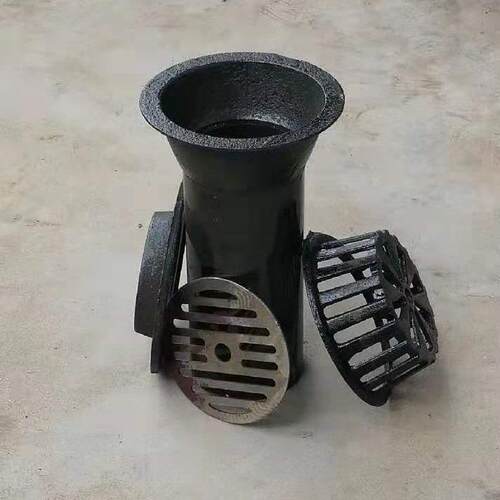 铸铁87型雨水斗排水槽圆口虹吸式落水直拍喇叭口内插防水耐腐