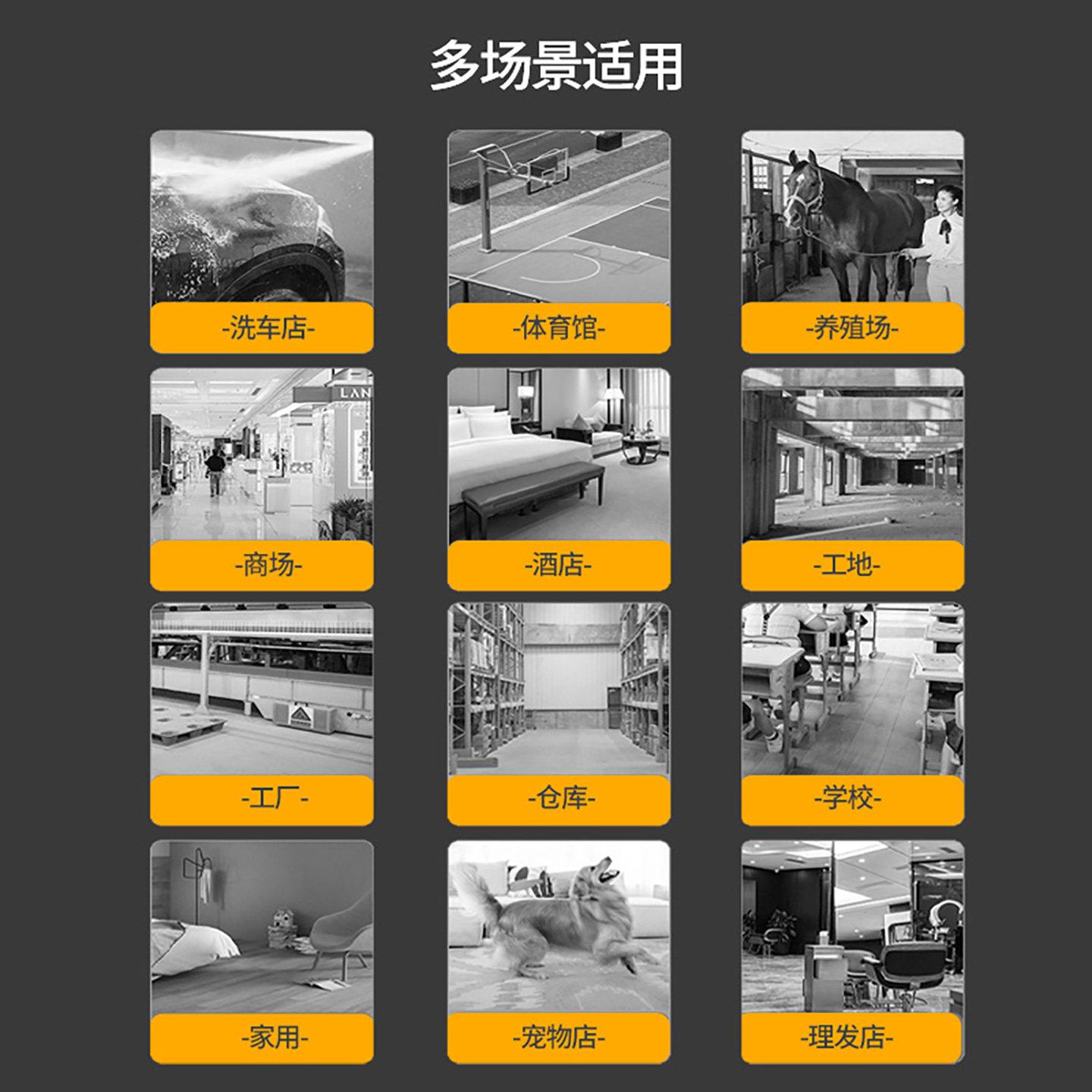 京华吸尘器大吸力家用商用大功率车用装修强力工业吸水吸尘机吹风