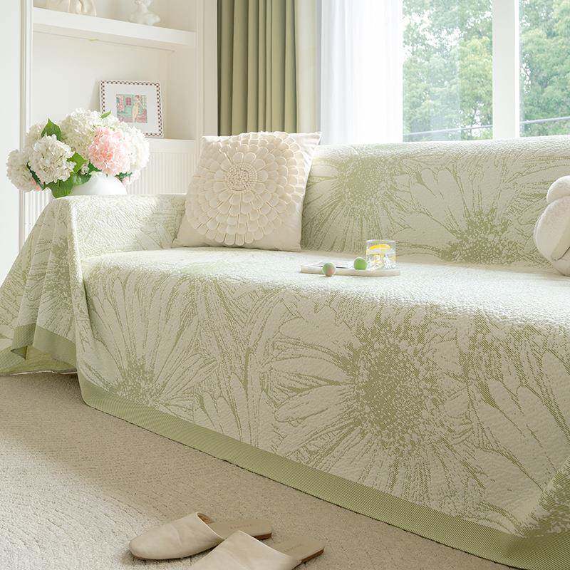 2025新款凉感沙发盖布巾一整张全盖布艺夏季沙发套罩夏天坐垫