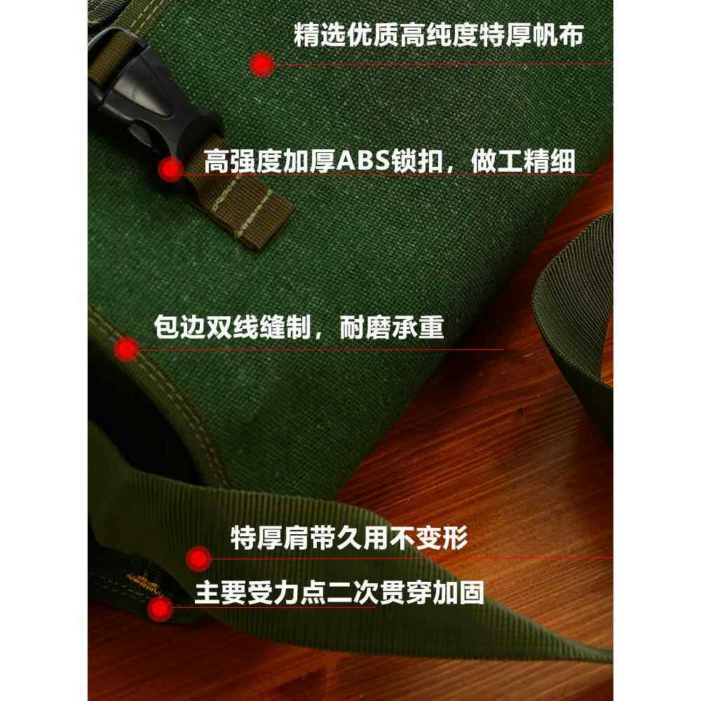 工具包功能维修帆布大加厚耐磨闲工具袋斜便携多电工男跨邮94差休