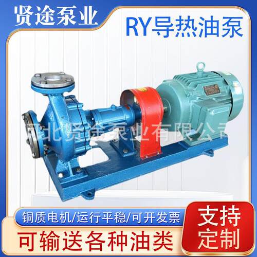 RY导热油泵输送管道增压泵铸钢离心泵不锈钢保温泵变频水泵