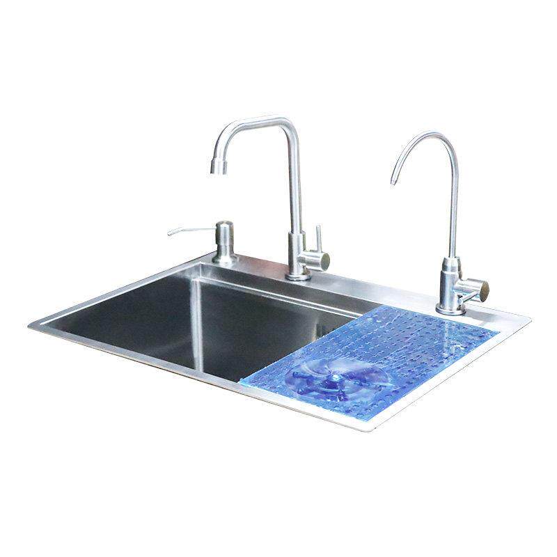 高压不锈钢水盆洗杯器水槽家用洗碗吧台手工咖啡厅奶茶店商用单槽