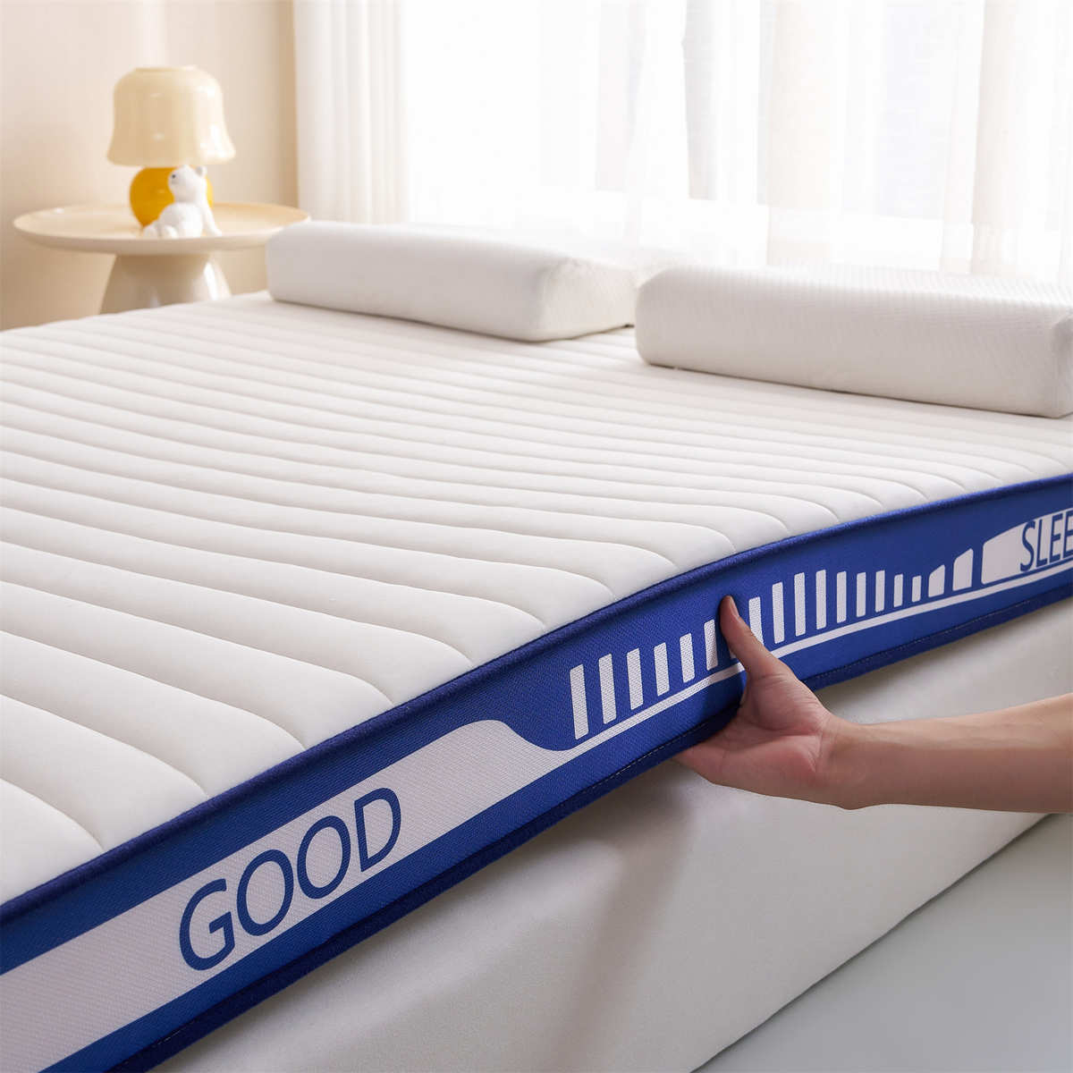 乳胶床垫加厚学生宿舍垫子榻榻米床褥子家用单双人记忆海绵床垫