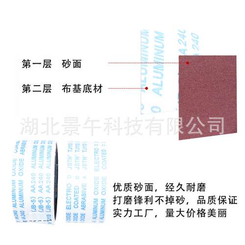 JB-5手撕砂布卷软布分卷砂带卷电缆砂布条木工沙布砂片砂纸