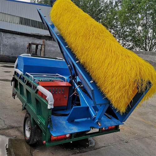 围挡清洗机工地护栏清洗设备隔离栏杆清洁车压清洗车