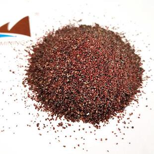 供应喷砂石榴石红砂20/4030/60目现货石榴石砂喷砂磨料