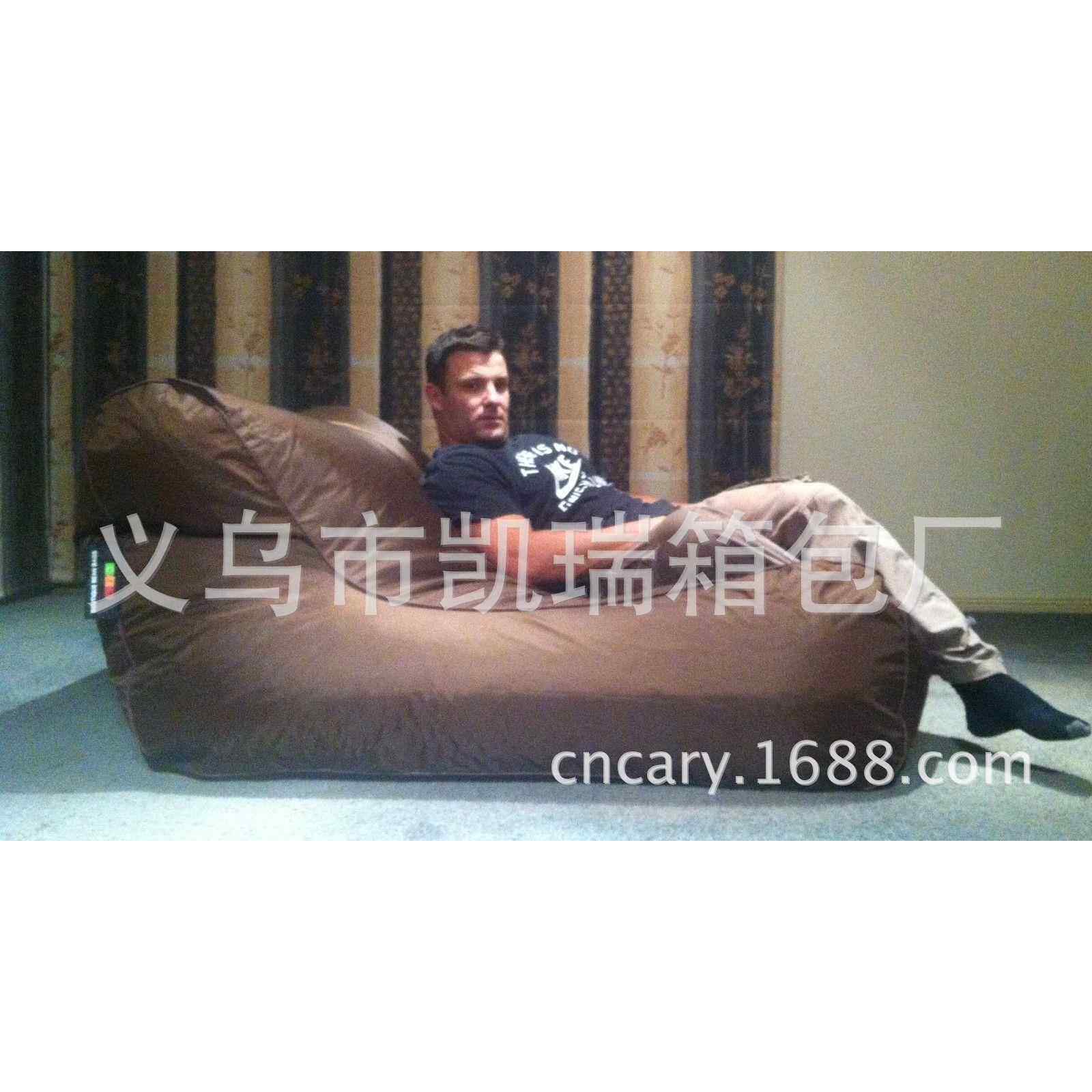厂家直销超大号双人可坐尺寸 懒人沙发 豆袋躺椅 防水户外couch