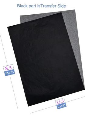 星博拾光复写纸复写纸黑色复写纸蓝色a4绘画描图纸黑色A4100张