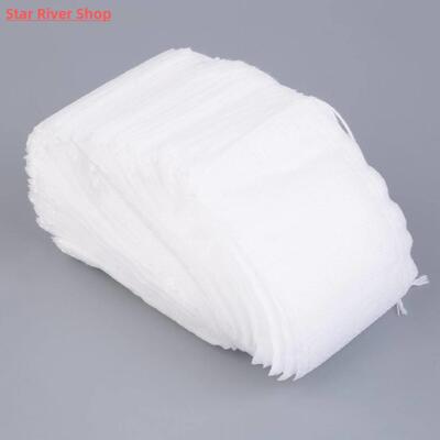 100Pcs/Lot茶包5 × 7CM空花茶包带细绳