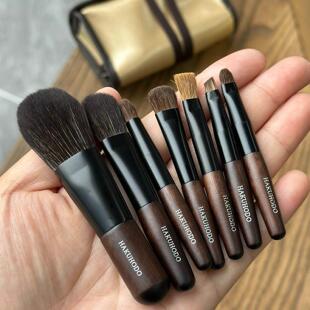 原装白凤堂迷你化妆刷动物毛可携式腮红刷眼影眉粉旅行套组刷赠刷