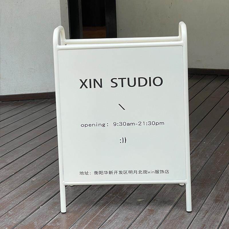 铺广告提示立招牌奶茶网门口服装牌落地红小立式路边花店展示咖啡