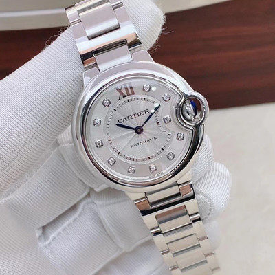 一口价 98新卡地亚蓝气球系列WE902074手表女自动机械33mm