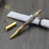 金絲竹筆簽字筆寶珠筆金屬黃銅中性筆禮品高檔男士商務定制生日禮