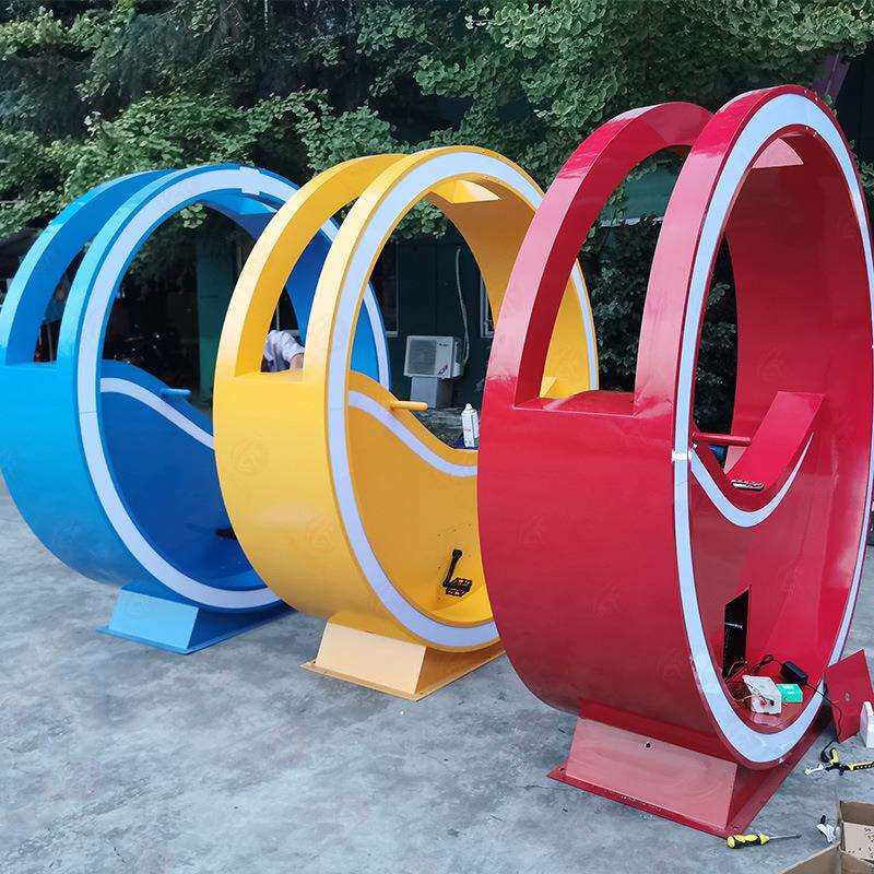 音乐脚踏喷水单车 景观装饰不锈钢工艺品 主题公园网红喷泉自行车