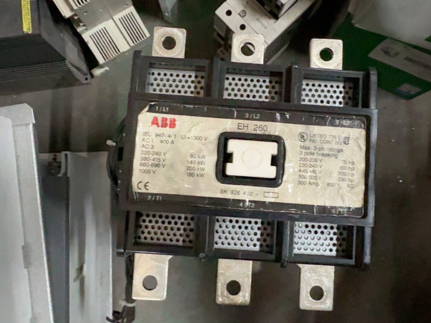 ABB&ndash;EH260接触器 拆机、功能包好、220V、功能包好