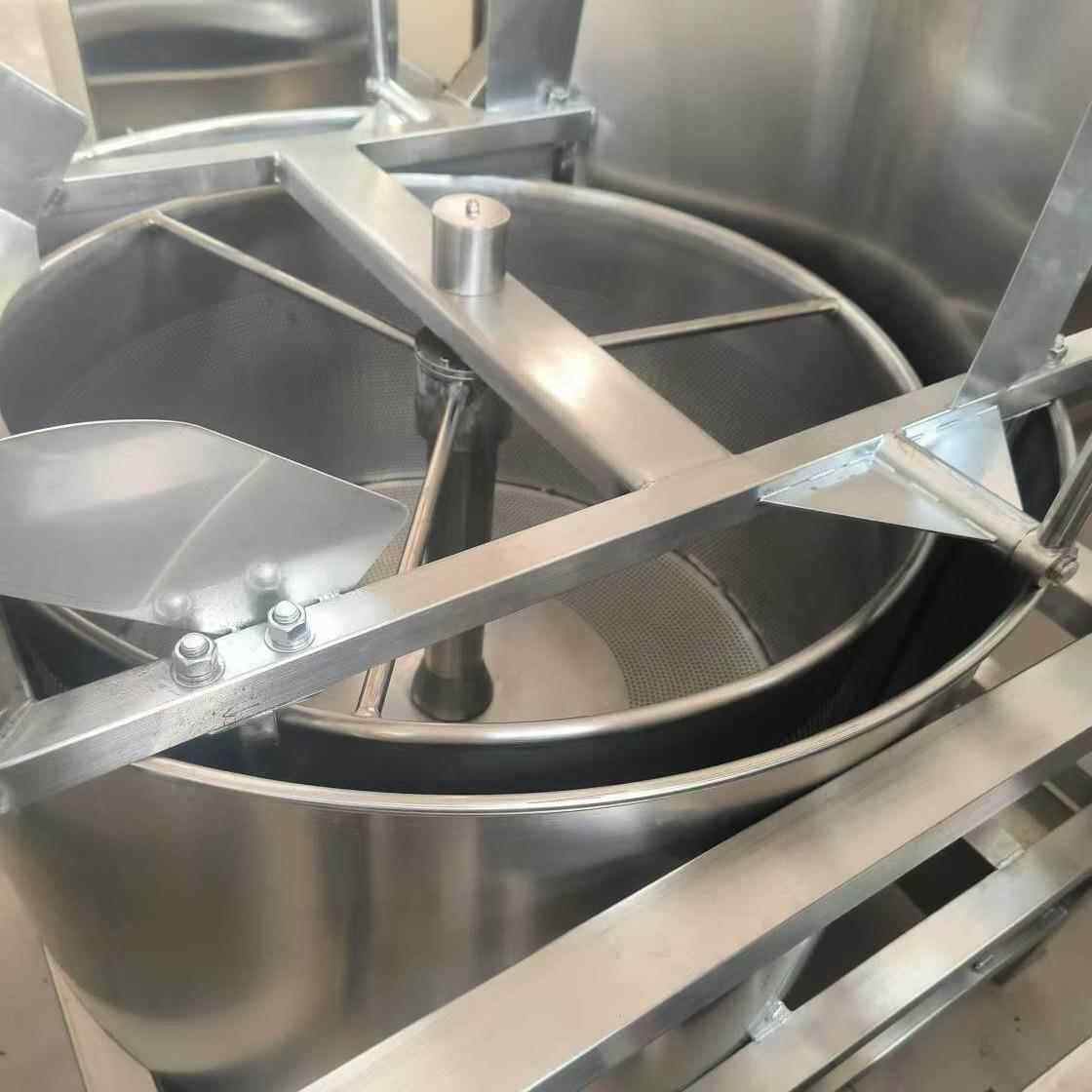 牛QHU肉干脱机脱机不锈钢片松子仁脱油机自动水出薯料脱油水脱油