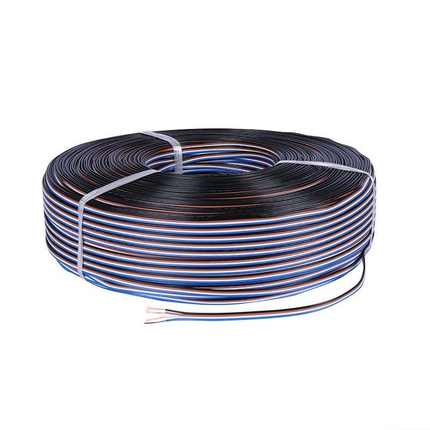 现货批发RGB led灯条连接线3pin彩色并线电子线白黑红3P排线全铜