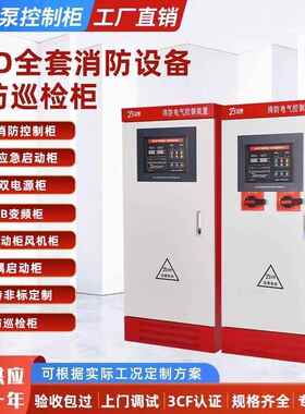 3CF消防水泵巡检控制柜星三角机械应急启动柜双电源变频柜lP55