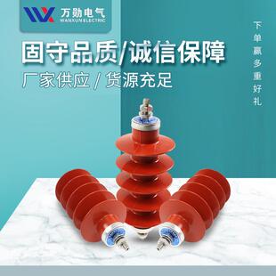 万勋10KV高压避雷器HY5WS-17/50 YH5WZ-17/45 17KV支柱避雷器