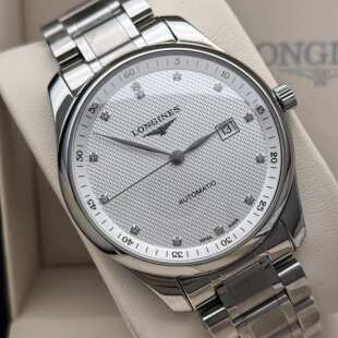 全套新款 浪琴名匠钢自动机械42MM钻石男表L2.893.4.77.6 9.8新