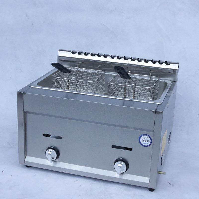商用燃气油炸锅炸油条麻花薯条炸炉鸡翅关东煮机器煮面多功能设备