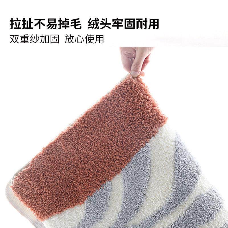卫生间地垫家用防滑脚垫子浴室门口吸水地毯洗手间门垫卧室超强厚
