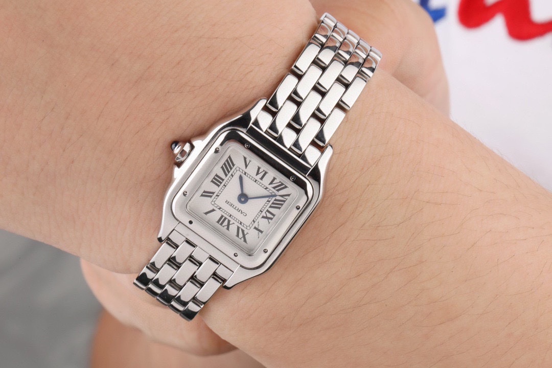 官方在保盒证[9.8新]卡地亚猎豹系列小号女士手表石英WSPN0006