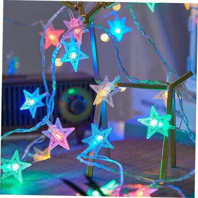 Christmas Star lights coloured lights Outdoor camping lights