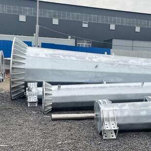 电力钢杆 高压线路输电钢杆 钢制电线杆 基础打桩施工