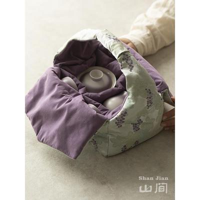 织锦收缎加号厚茶具收纳JXA包大旅行携快客纳包新中式便茶事包布