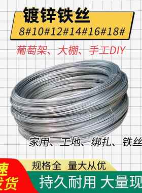 厂家镀锌铁丝丝蔬QQF大棚用绑扎架型号多果园葡萄捆绑菜热镀锌铁