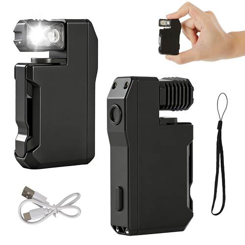 Magnetic Keychain Flashlight 400 Lumens Portable Flat