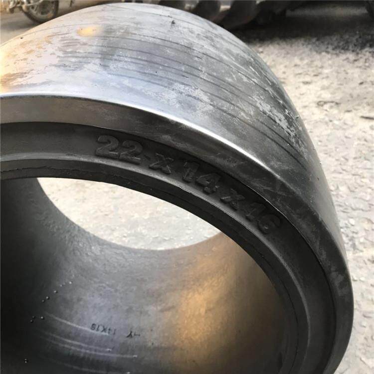 压配实心轮胎22x6x173/4 22x8x173/4 可配钢圈