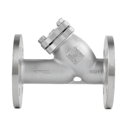 304不锈钢y型法兰过滤器不锈钢蓝式过滤器GL41W30蒸汽水管过滤阀